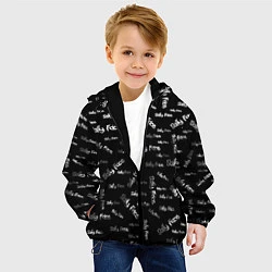 Куртка с капюшоном детская Sally Face: Black Pattern, цвет: 3D-черный — фото 2