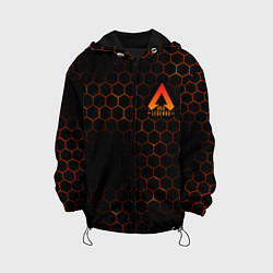Куртка с капюшоном детская Apex Legends: Orange Carbon, цвет: 3D-черный
