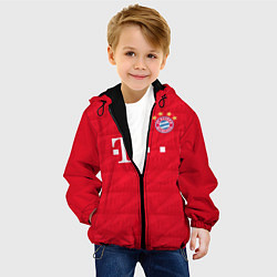 Куртка с капюшоном детская FC Bayern: Home 19-20, цвет: 3D-черный — фото 2