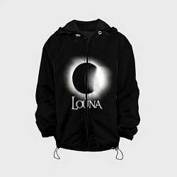 Куртка с капюшоном детская Louna, цвет: 3D-черный