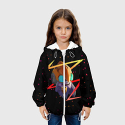 Куртка с капюшоном детская Dota 2 Tinker, цвет: 3D-белый — фото 2