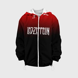 Куртка с капюшоном детская Led Zeppelin, цвет: 3D-белый