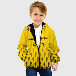 Куртка с капюшоном детская Billie Eilish: Yellow Autograph, цвет: 3D-черный — фото 2