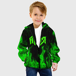 Куртка с капюшоном детская АРИЯ, цвет: 3D-черный — фото 2