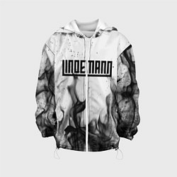 Куртка с капюшоном детская LINDEMANN: Black Fire, цвет: 3D-белый