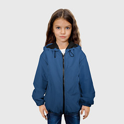 Куртка с капюшоном детская 19-4052 Classic Blue, цвет: 3D-черный — фото 2