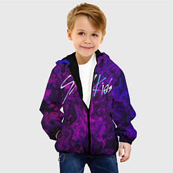 Куртка с капюшоном детская Stray Kids, цвет: 3D-черный — фото 2