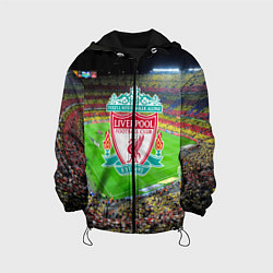 Куртка с капюшоном детская FC Liverpool, цвет: 3D-черный