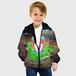 Куртка с капюшоном детская FC Liverpool, цвет: 3D-черный — фото 2