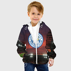 Куртка с капюшоном детская FC Leicester City, цвет: 3D-белый — фото 2