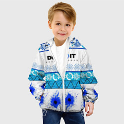 Куртка с капюшоном детская DETROIT: НОВОГОДНИЙ, цвет: 3D-белый — фото 2