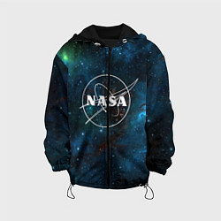 Куртка с капюшоном детская NASA, цвет: 3D-черный