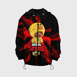 Куртка с капюшоном детская BRAWL STARS SALLY LEON, цвет: 3D-черный