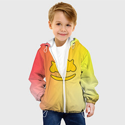 Куртка с капюшоном детская МАРШМЕЛЛОУ, цвет: 3D-белый — фото 2