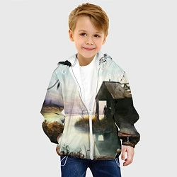 Куртка с капюшоном детская STALKER, цвет: 3D-белый — фото 2