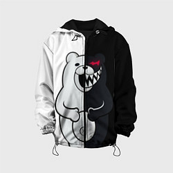 Куртка с капюшоном детская MONOKUMA, цвет: 3D-черный