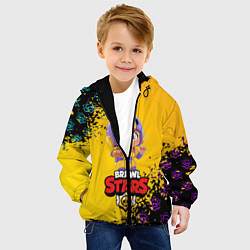 Куртка с капюшоном детская BRAWL STARS SHIBA NITA, цвет: 3D-черный — фото 2