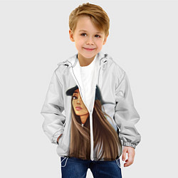 Куртка с капюшоном детская Ariana Grande Ариана Гранде, цвет: 3D-белый — фото 2