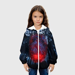 Куртка с капюшоном детская Demogorgon Stranger Things, цвет: 3D-белый — фото 2