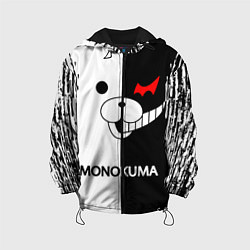 Куртка с капюшоном детская MONOKUMA, цвет: 3D-черный