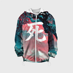 Куртка с капюшоном детская Sekiro shadows die twice, цвет: 3D-белый