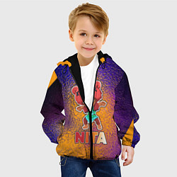 Куртка с капюшоном детская Brawl Stars Nita, цвет: 3D-черный — фото 2
