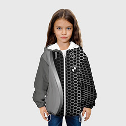 Куртка с капюшоном детская BMW, цвет: 3D-белый — фото 2
