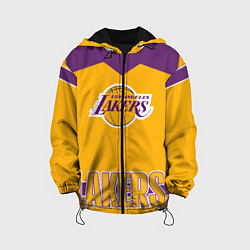 Куртка с капюшоном детская Los Angeles Lakers, цвет: 3D-черный