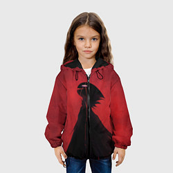 Куртка с капюшоном детская Hollow Knight, цвет: 3D-черный — фото 2