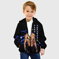 Куртка с капюшоном детская TONY FERGUSON, цвет: 3D-черный — фото 2