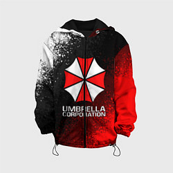 Куртка с капюшоном детская UMBRELLA CORP, цвет: 3D-черный