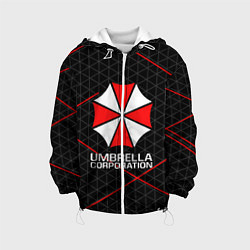 Куртка с капюшоном детская UMBRELLA CORP, цвет: 3D-белый