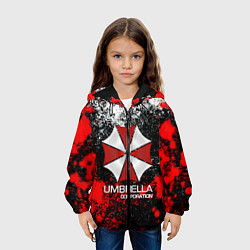 Куртка с капюшоном детская UMBRELLA CORP, цвет: 3D-черный — фото 2