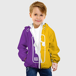 Куртка с капюшоном детская NBA Kobe Bryant, цвет: 3D-белый — фото 2