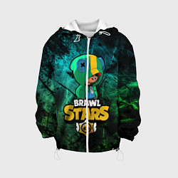 Куртка с капюшоном детская Brawl Stars, цвет: 3D-белый