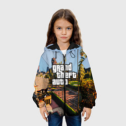 Куртка с капюшоном детская Grand Theft Auto, цвет: 3D-черный — фото 2