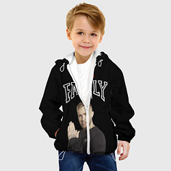 Куртка с капюшоном детская Егор Крид, цвет: 3D-белый — фото 2
