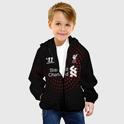 Куртка с капюшоном детская Liverpool, цвет: 3D-черный — фото 2