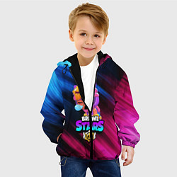 Куртка с капюшоном детская BRAWL STARS SANDY, цвет: 3D-черный — фото 2