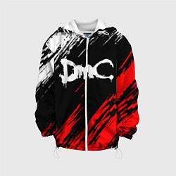 Куртка с капюшоном детская DEVIL MAY CRY DMC, цвет: 3D-белый
