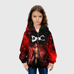 Куртка с капюшоном детская Devil may cry, цвет: 3D-черный — фото 2