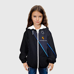 Куртка с капюшоном детская PORSCHE, цвет: 3D-белый — фото 2