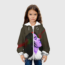 Куртка с капюшоном детская ALL THE GOOD GIRLS GO TO HELL, цвет: 3D-белый — фото 2