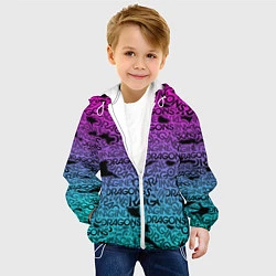 Куртка с капюшоном детская Imagine Dragons, цвет: 3D-белый — фото 2