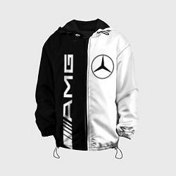 Куртка с капюшоном детская MERCEDES AMG, цвет: 3D-черный
