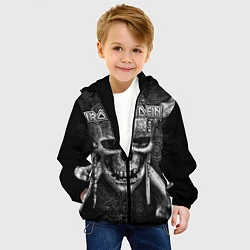 Куртка с капюшоном детская Iron Maiden, цвет: 3D-черный — фото 2