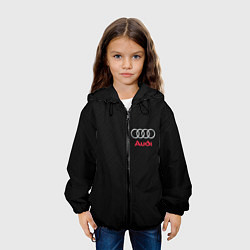 Куртка с капюшоном детская AUDI, цвет: 3D-черный — фото 2