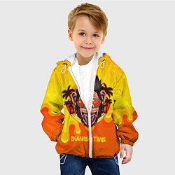 Куртка с капюшоном детская Summertime обезьяна, цвет: 3D-белый — фото 2