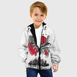 Куртка с капюшоном детская GODZILLA, цвет: 3D-черный — фото 2