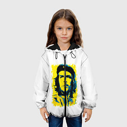 Куртка с капюшоном детская Че Гевара, цвет: 3D-черный — фото 2